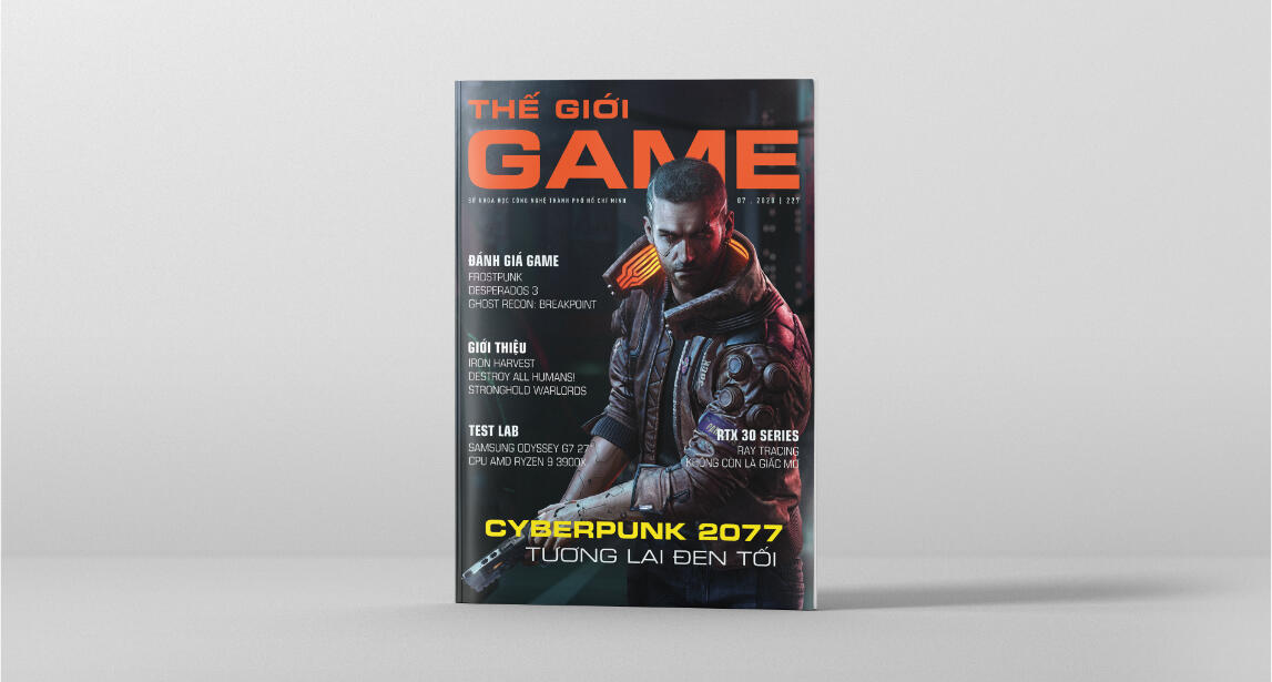 The Gioi Game Magazine Logo Design, Layout